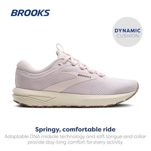 Brooks Women’s Revel 7 Neutral Running Shoe - Orchid Ice/Thistle/Portabella - 7 Medium