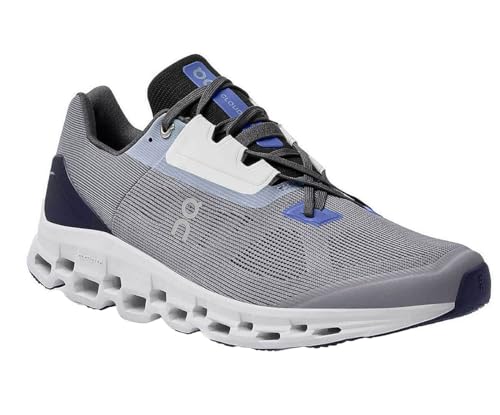 On Cloudstratus Mens Shoes Size 14, Color: Fossil Midnight-Grey