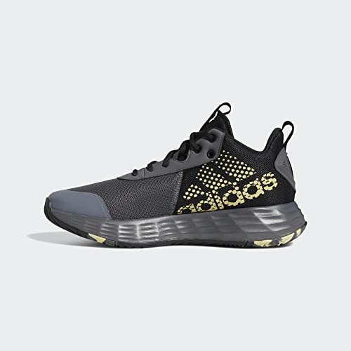 Adidas Adult Ownthegame Shoes Grey Five/Matte Gold/Core Black 14