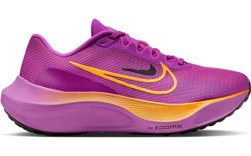 Nike Zoom Fly 5 Women's Road Running Shoes (DM8974-502, Hyper Violet/Black/Laser Orange) Size 11.5