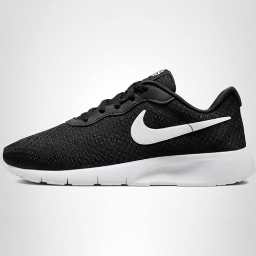 Nike Little Kid's Tanjun Easyon Shoes, Black/White-White, 12C