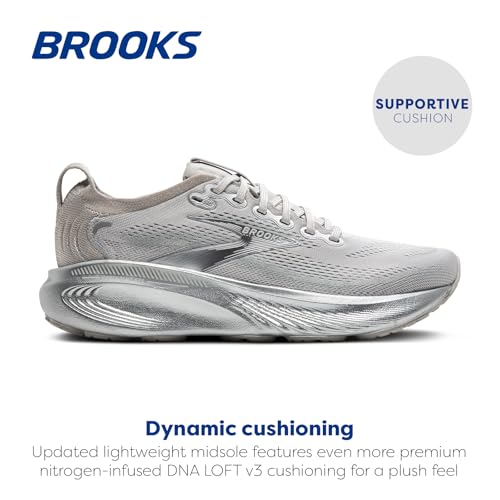 Brooks Men’s Adrenaline GTS 25 Supportive Running & Walking Shoe - Silver Anniversary Edition - 7 Medium
