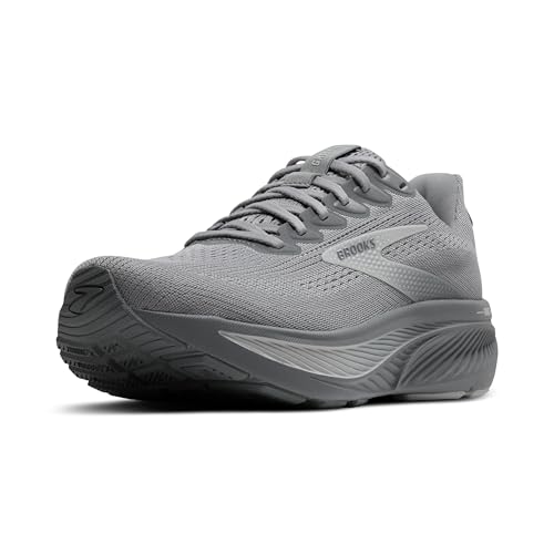 Brooks Men’s Ghost 17 Neutral Running Shoe - Primer Gray/Oyster Mushroom - 9 Medium