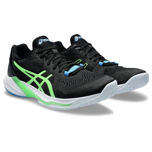 ASICS Men's Sky Elite FlyteFoam 2 Volleyball Shoes, 9, Black/Lime Burst