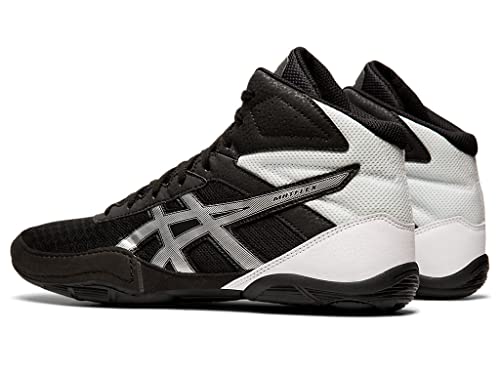 ASICS Men's Matflex 6 Wrestling Shoes, 13, Black/Silver