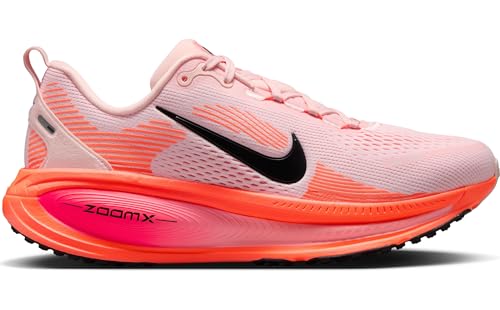 Nike Vomero 18 Women's Road Running Shoes (HM6804-600, Atmosphere/Bright Crimson/Crimson Bliss/Black) Size 8