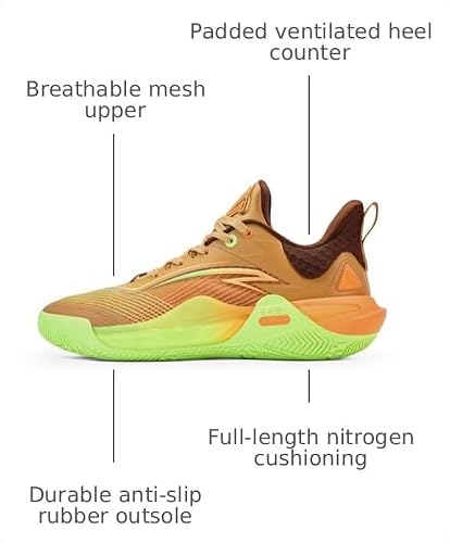 ANTA Men's Kyrie Irving Kai 1 Speed Basketball Shoes, 11.5
