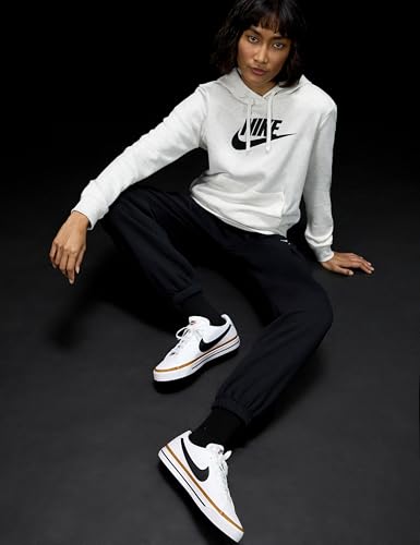 Nike Women's Court Legacy Next Nature Shoes, White/Black-Desert Ochre-Team Orange, 7.5