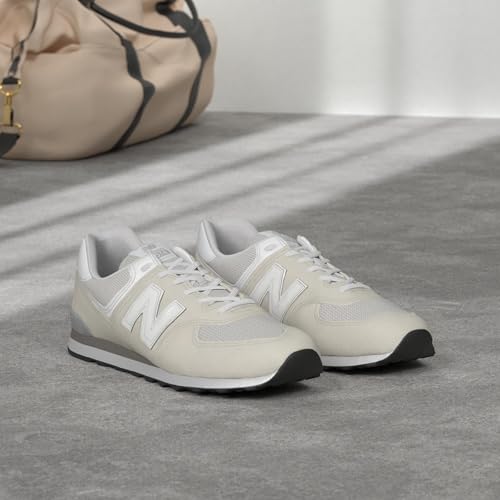 New Balance Women's 574 Core Sneaker, Nimbus Cloud/NB White, 85 B