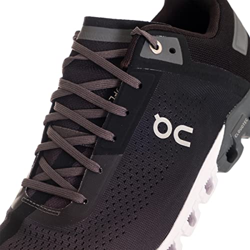 ON Mens Cloudflow Mesh Black Asphalt Trainers 8 US