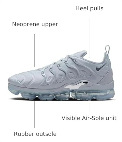 Nike Mens Air Vapormax Plus Wolf Grey Neoprene Size 13
