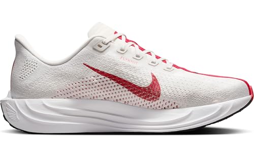 Nike Pegasus Plus Men's Road Running Shoes (FQ7262-003, Platinum Tint/Phantom/Black/University Red) Size 12