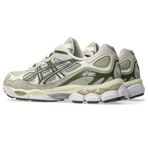 ASICS Unisex Gel-NYC Sportstyle Shoes, 9M / 10.5W, Khaki/Pure Silver