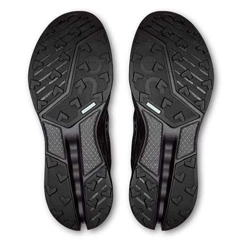 On Mens Cloudsurfer Trail 2 Waterproof Black/Black 10.5 M