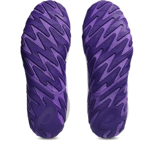 ASICS Men's Aggressor 6 Wrestling Shoes, 6.5, White/Radiant Amethyst