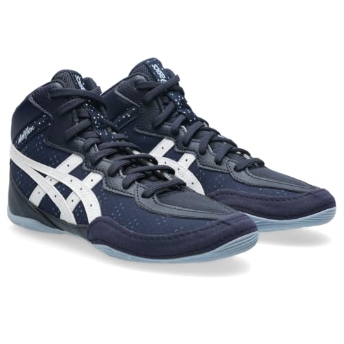 ASICS Kid's Matflex 8 GS Wrestling Shoes, 6, Midnight/White