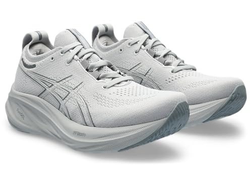 ASICS Men's Gel-Nimbus 26 Running Shoes, 13, Concrete/Pure Silver