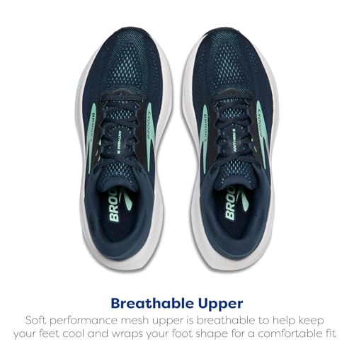 Brooks Women’s Anthem 8 Neutral Running Shoe - Spellbound/Yucca/White - 9 Medium