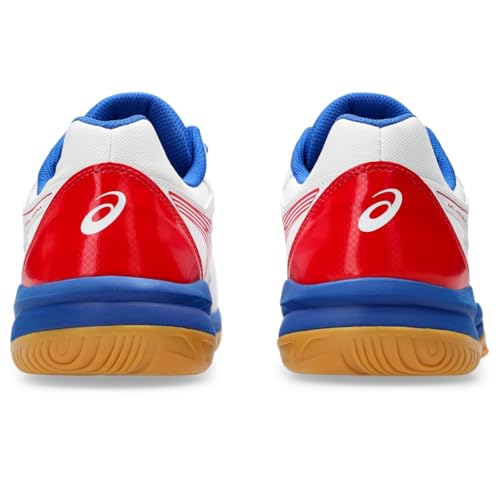 ASICS Men's Gel-RENMA Indoor Court Shoes, 9.5, White/Classic RED