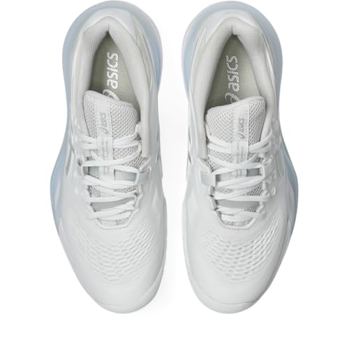 ASICS Women's Gel-Resolution X Tennis Shoes, 6.5, White/Pure Silver