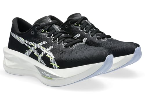 ASICS Women's SONICBLAST Running Shoes, 9.5, Black/Blue Fade