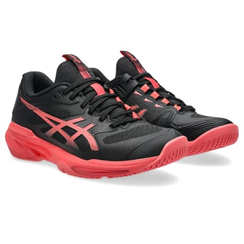 ASICS Women's Solution Speed FF 4 Tennis Shoes, 9.5, Black/Sienna