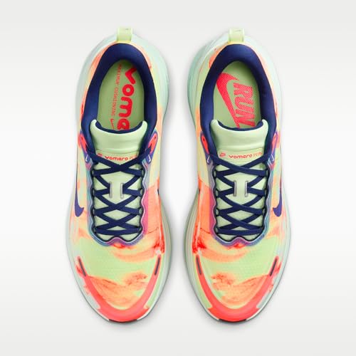 Nike Vomero Plus Men’s Road Running Shoes (Barely Volt/Hot Lava/Blue Void/Indigo Burst) Size 11.5