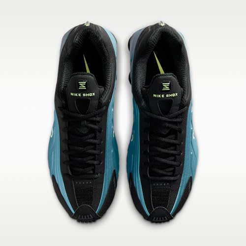 Nike Shox R4 Men's Shoes (Sapphire/Pencil Point/Black/Light Liquid Lime) Size 10.5