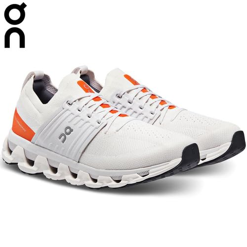 Cloudswift 3 Mens Running Shoes (White/Flame)