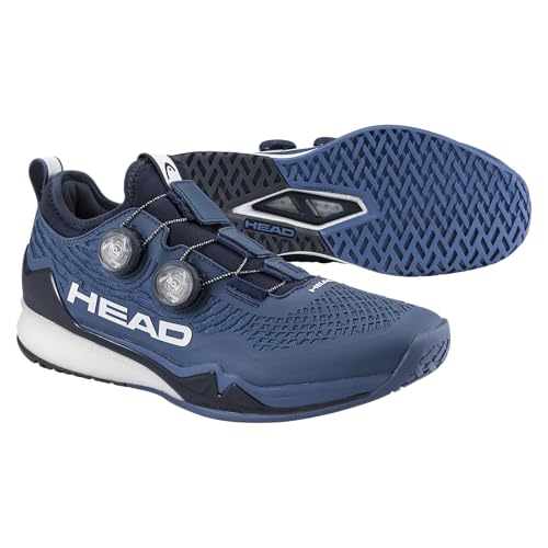 HEAD Men's Endure Pro BOA Tennis Shoe, Dark Blue/Navy, 9.5
