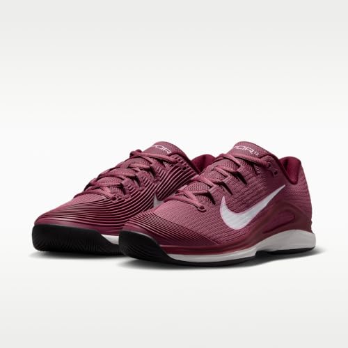 Nike Vapor 12 Women's Hard Court Tennis Shoes (Pink Smoke/Best Gray Black White) Size 7.5