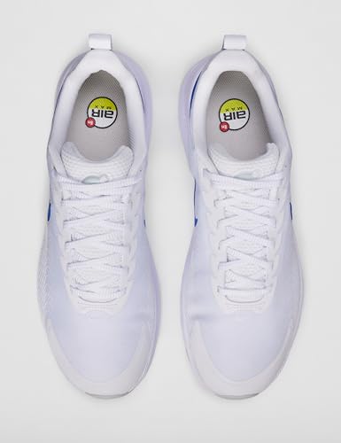Nike Men's Air Max Nuaxis Shoes, White/Racer Blue-Black-White, 10