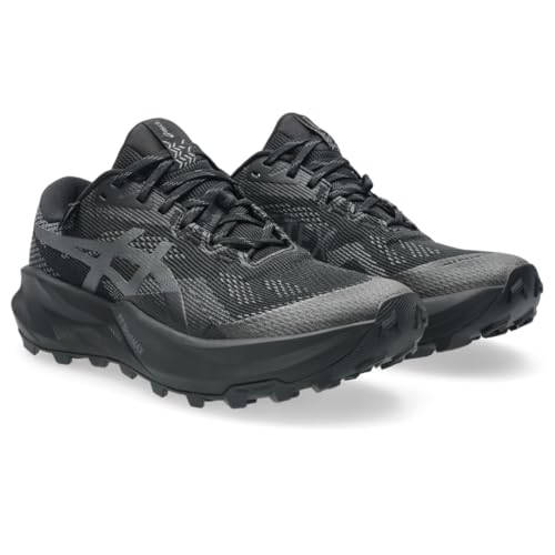ASICS Women's Trabuco 14 GTX Trail Running Shoes, 9, Black/Graphite Grey