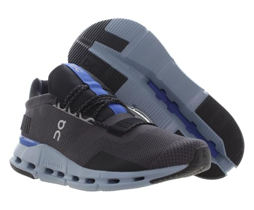 On Cloudnova Mens Shoes Size 8, Color: Eclipse/Chambray-Grey