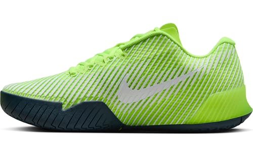 Nike Men's M Zoom Vapor 11 Hc Tennis Shoes, Volt White Armory Navy, 10.5