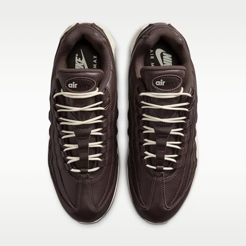 Nike Air Max 95 Big Bubble Leather Men's Shoes (Baroque Brown/Baroque Brown/Black/Coconut Milk) Size 9.5