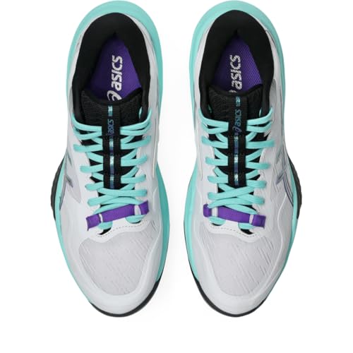 ASICS Women's Sky Elite FF MT 4 Volleyball Shoes, 9.5, White/Radiant Amethyst