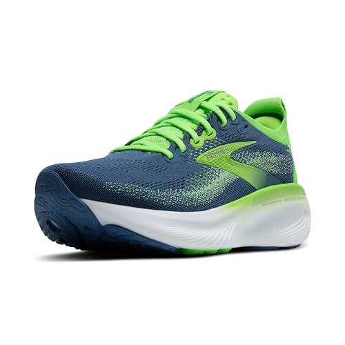Brooks Men’s Adrenaline GTS 25 Supportive Running & Walking Shoe - Green/Moonlight/Phantom - 7 Medium