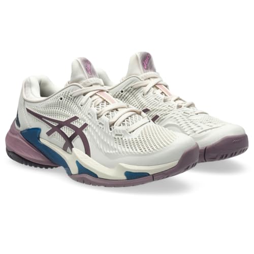 ASICS Women's Court FF 3 Tennis Shoes, 7, Soft Oat/Dusty Mauve
