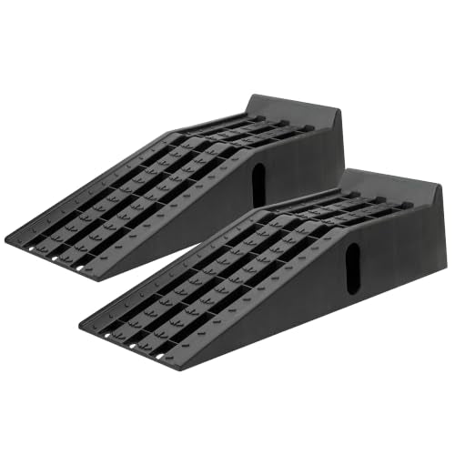 Ironton Poly Car Ramp Set, 12,000-Lb. GVW, 35.5in.L x 12in.W, 2-Pc.