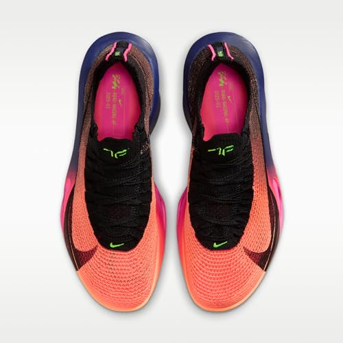 Nike Alphafly 3 Glam Men's Road Racing Shoes (Orange Pulse/Purple Dynasty/Electric Green/Black) Size 12