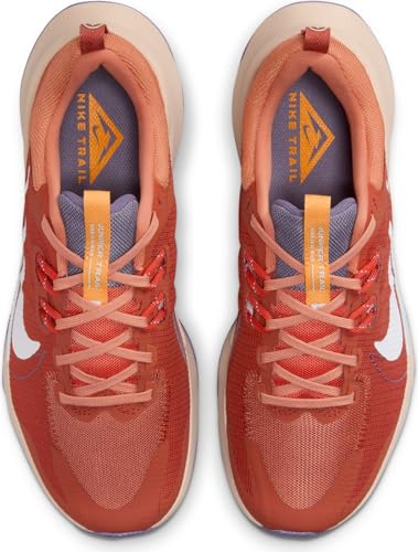 Nike Juniper Trail 2 Next Nature Women's Trail Running Shoes (DM0821-803, Burnt Sunrise/Amber Brown/Cosmic Clay/White) Size 7