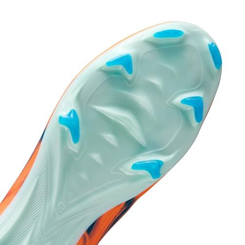 Nike Mercurial Vapor 16 Pro Kylian Mbappe Firm-Ground Low-Top Soccer Cleats (Melon Tint/Igloo/Neo Turquoise) Size 9