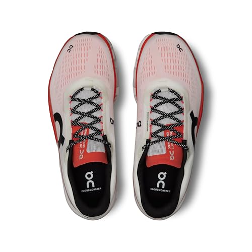 On Mens Cloudmonster 2 White/Flame 10.5 M