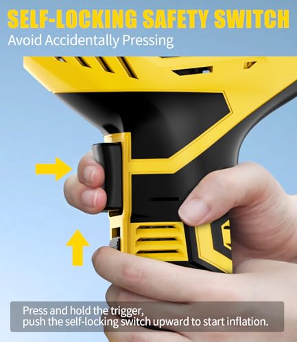 AVID POWER 20V Rechargeable Cordless Tire Inflator Portable Air Compressor