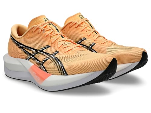 Asics Magic Speed 5 Running Shoes Unisex, Orange Glow Black, 13 US