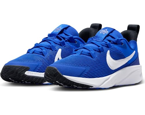Nike Star Runner 4 Nn (PS) Youth Athletes ShoeUnisex Kids, Hyper Royal White Black White, 12 US