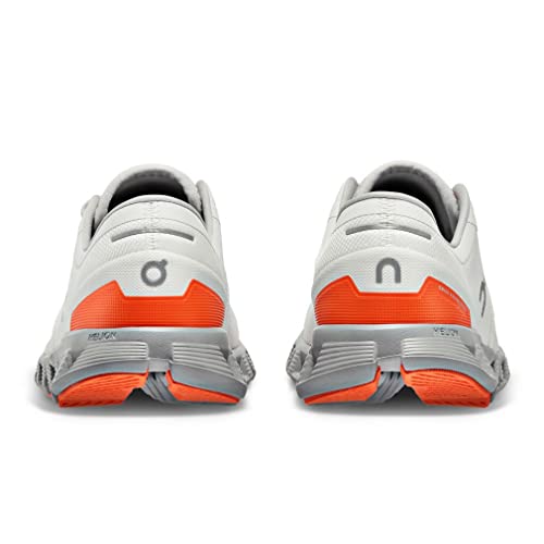 On Women's Cloud X 3 Sneakers, Ivory/Alloy, 9 Medium US