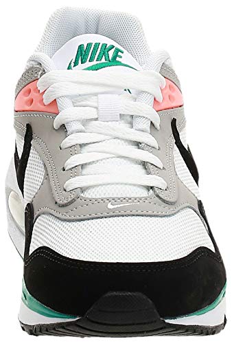Nike Women's Air Max Correlate Running Shoes, White/Black-New Green, 9.5 M US