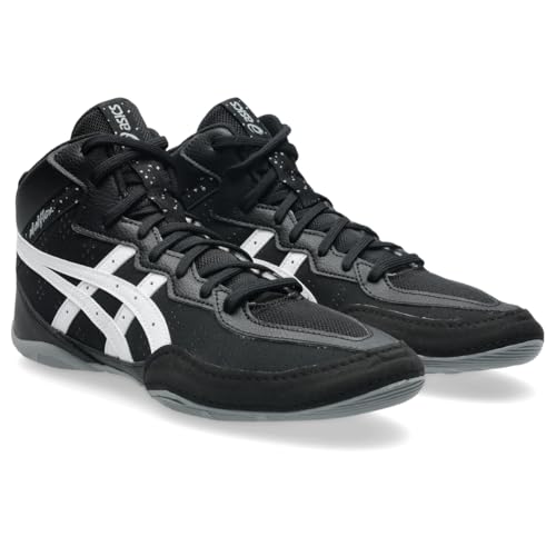 ASICS Men's Matflex 8 Wrestling Shoes, 8, Black/White